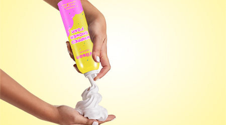 Sdílení zásilek sprchové pěny